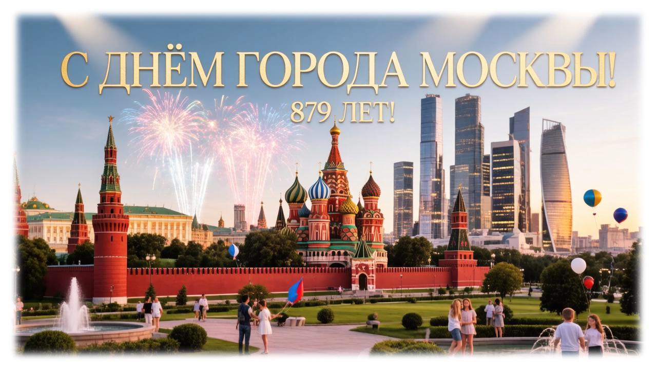 С днём города Москвы С днём города Москвы
